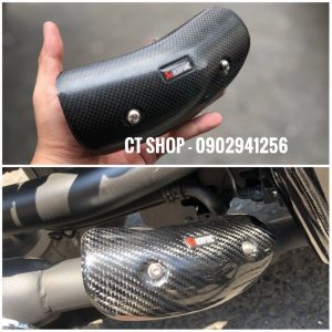 ỐP CHE CỔ PÔ CHỐNG NÓNG FULL CARBON (MẪU CONG)