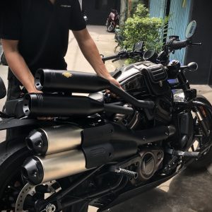 PÔ VANCE HINES DOUBLE GUN SLIP ON HARLEY SPORTSTER S