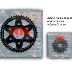 NHÔNG DĨA RK TAKASAGO HONDA CB300R (CHÍNH HÃNG)