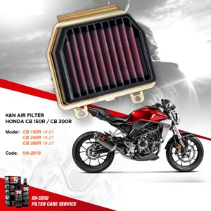 LỌC GIÓ K&N HONDA CB150R / CB300R (CHÍNH HÃNG)