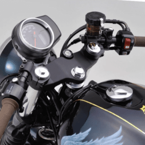 SET GHI ĐÔNG CLIP ON + CHẢNG BA TRÊN CNC ĐỘ CAFE RACER HONDA CB350 HNESS (THAILAND)