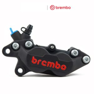 HEO BREMBO 4 PIS ĐEN LOGO ĐỎ - TRÁI (CHÍNH HÃNG)