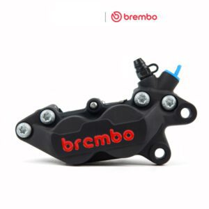 HEO BREMBO 4 PIS ĐEN LOGO ĐỎ - PHẢI (CHÍNH HÃNG)